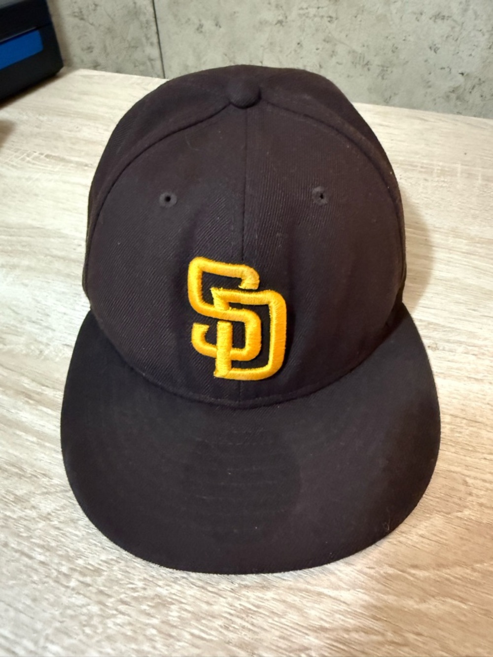 San Diego Padres Brown Hat with Yellow SD Logo